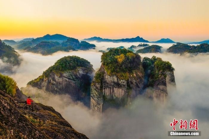 武夷山天游云海。黃海 攝