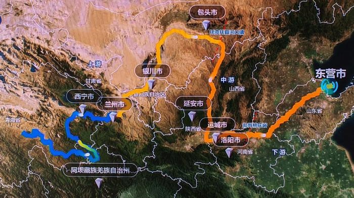 △黃河發(fā)源于青藏高原，呈“幾”字形流經青海、四川、甘肅、寧夏、內蒙古、山西、陜西、河南、山東9省區(qū)，全長5464公里。(資料圖)