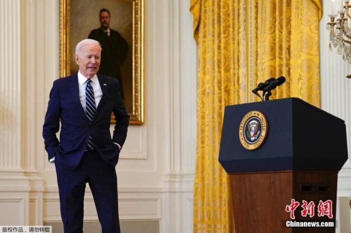 資料圖：美國總統(tǒng)拜登。