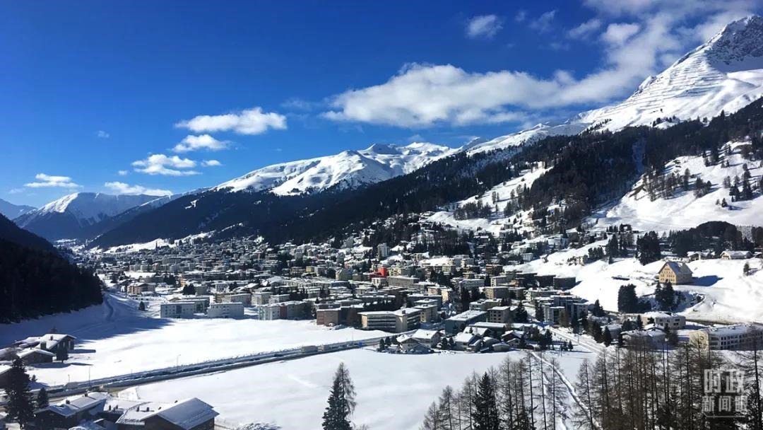 △瑞士，達(dá)沃斯小鎮(zhèn)。