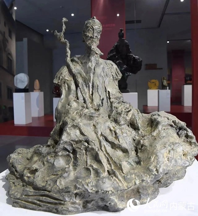 吳為山作品《莊子》。王劭凱攝