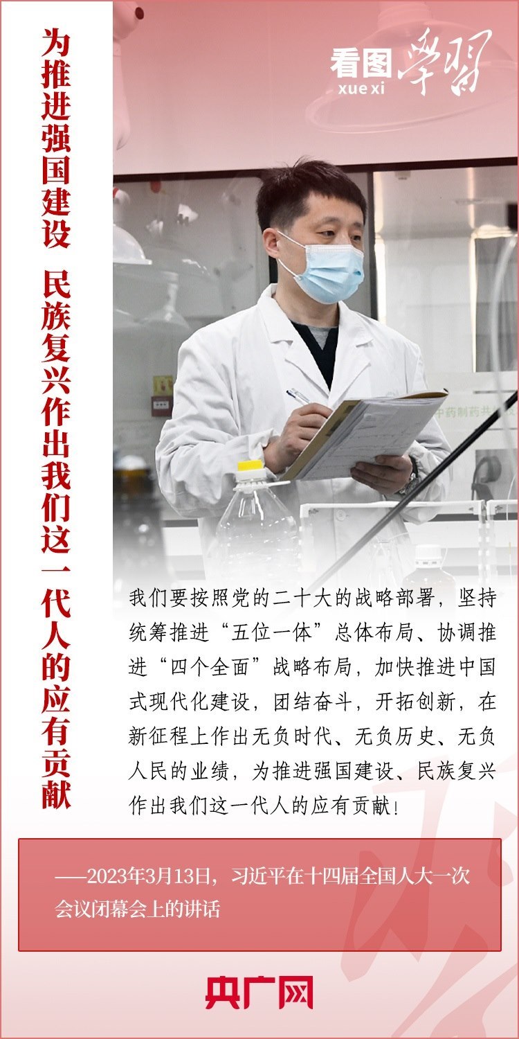 看圖學(xué)習(xí)丨為推進(jìn)強(qiáng)國建設(shè)、民族復(fù)興作出我們這一代人的應(yīng)有貢獻(xiàn)