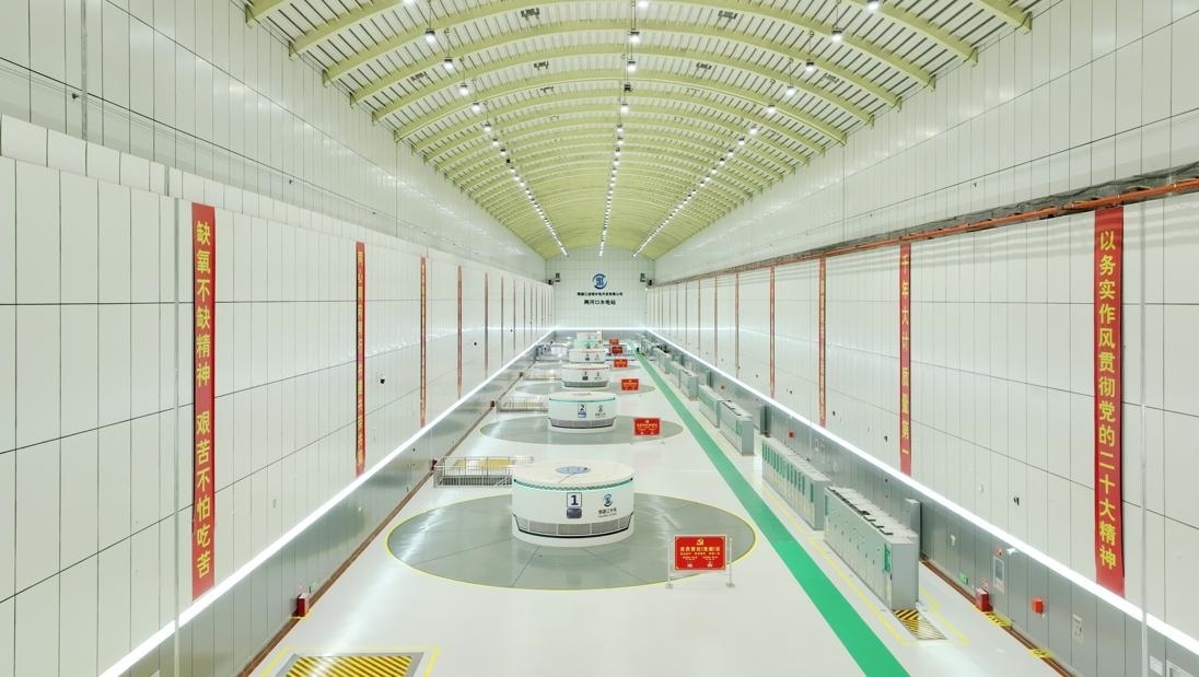 雅礱江兩河口水電站地下廠房。受訪者供圖