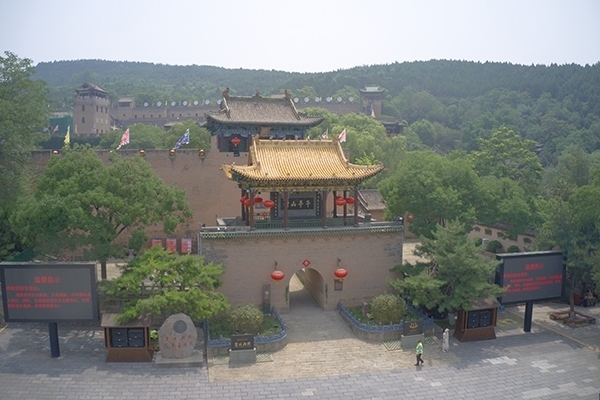 皇城相府景區(qū)（無人機照片）。人民網(wǎng)記者 王天樂攝