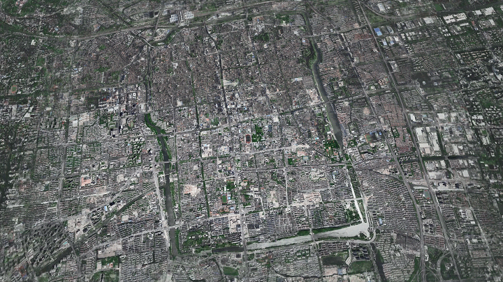 平江歷史文化街區(qū)現(xiàn)存整體布局與宋代《平江圖》基本一致。