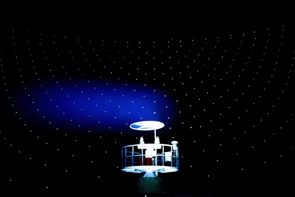 2021年3月29日拍攝的“中國天眼”測量基墩（維護(hù)保養(yǎng)期間拍攝）。新華社記者 歐東衢 攝