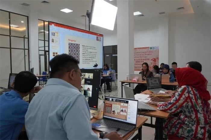 活動現(xiàn)場。供圖：印尼三一一大學(xué)孔子學(xué)院