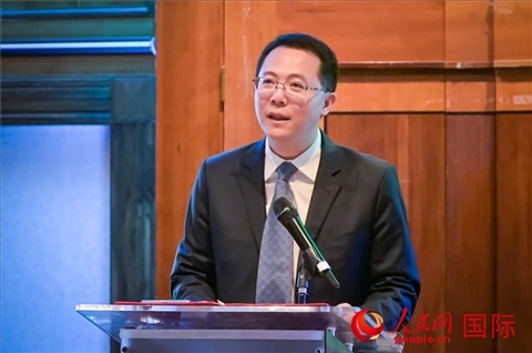 吳文海致辭。人民網(wǎng) 郭錦標(biāo)攝