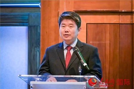 李立言致辭。人民網(wǎng) 郭錦標(biāo)攝