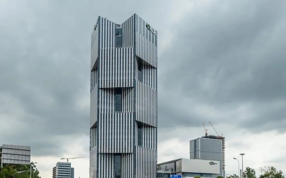 上海浦東新區(qū)，金磚國(guó)家新開(kāi)發(fā)銀行總部大樓。