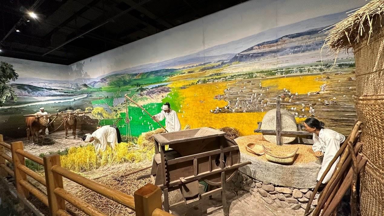 《朝鮮族民俗陳列》展廳。人民網(wǎng)記者 金洪花攝