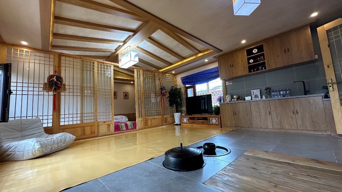 具有朝鮮族特色的民宿。人民網(wǎng)記者 金洪花 攝