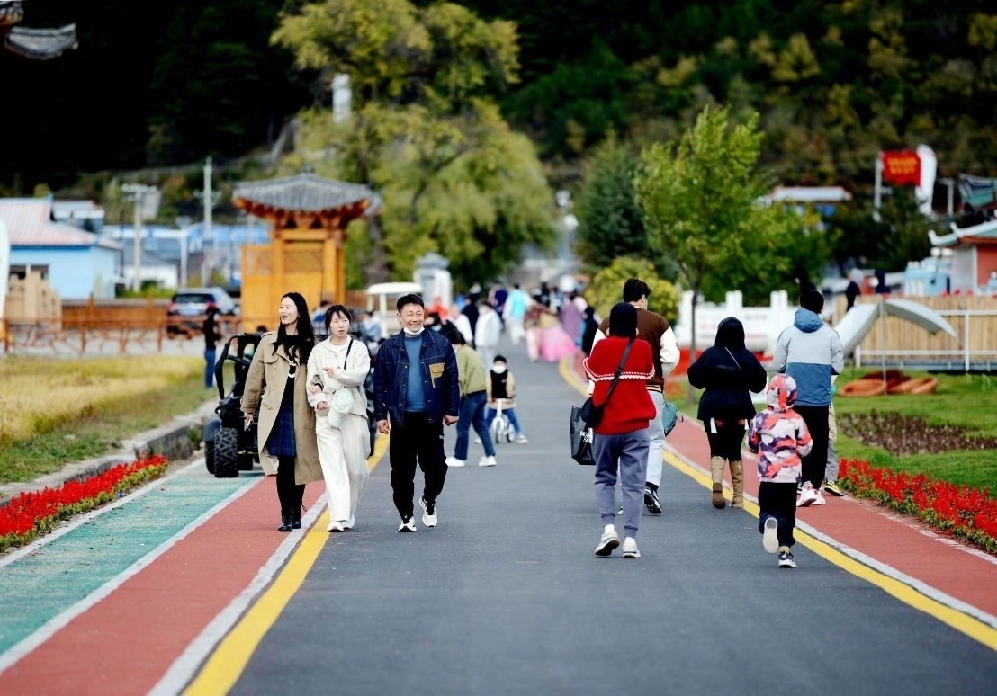 光東村干凈整潔的街區(qū)。主辦方供圖