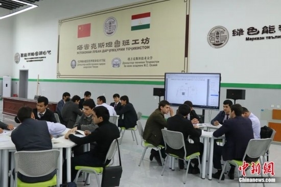 2023年4月，位于杜尚別的塔吉克斯坦魯班工坊課堂。張碩 攝