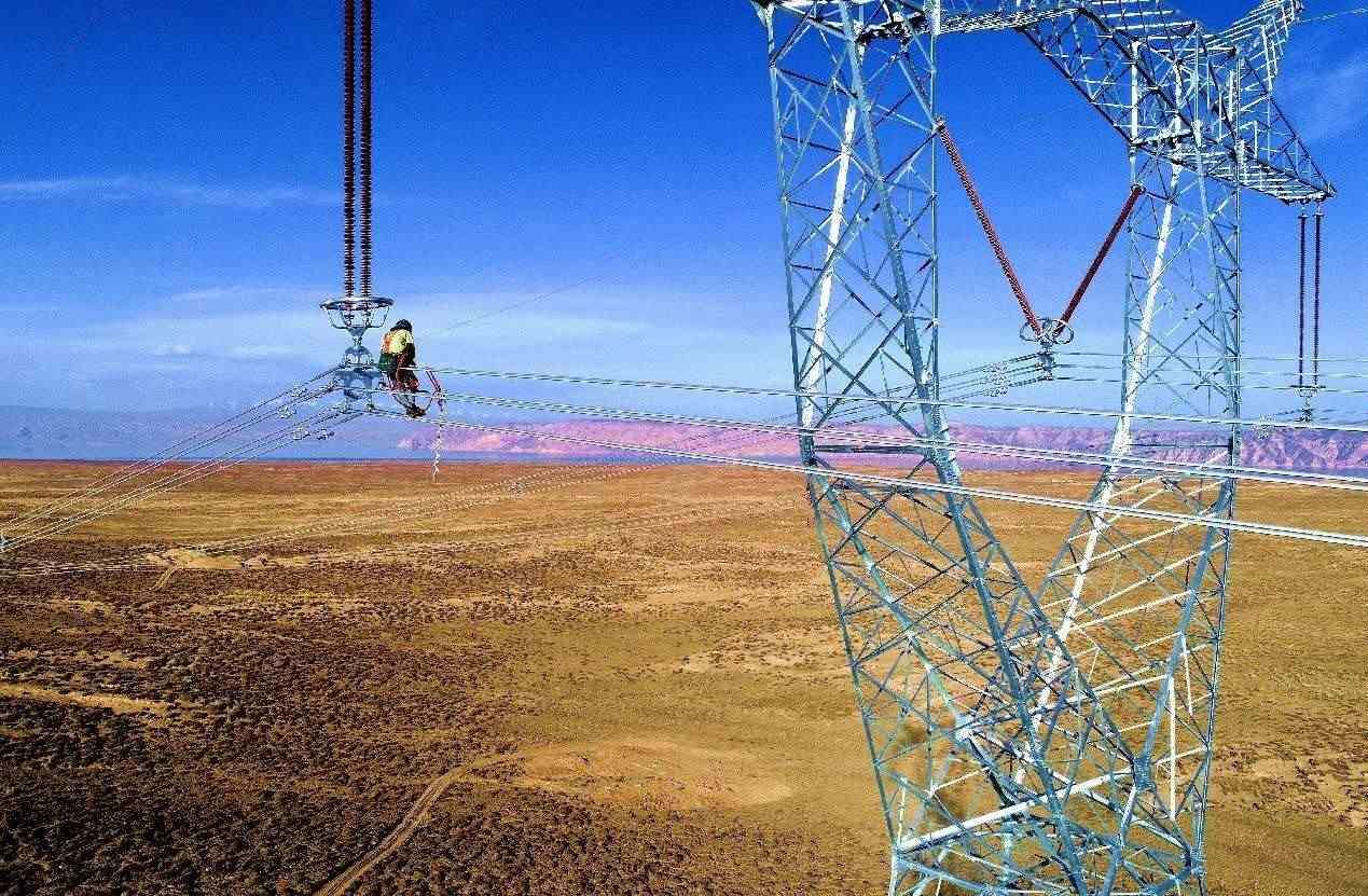 青豫直流。國網(wǎng)青海省電力公司供圖