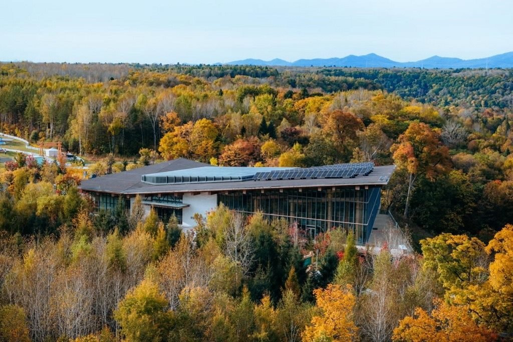 園區(qū)在多棟建筑上都安裝有分布式光伏發(fā)電設(shè)施。邱活攝