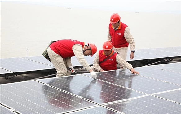 開山島微電網(wǎng)的投運建設(shè)。受訪者供圖