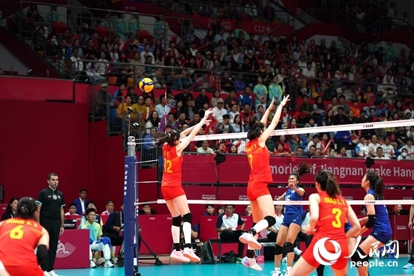 比賽現(xiàn)場。人民網(wǎng)記者 胡雪蓉攝