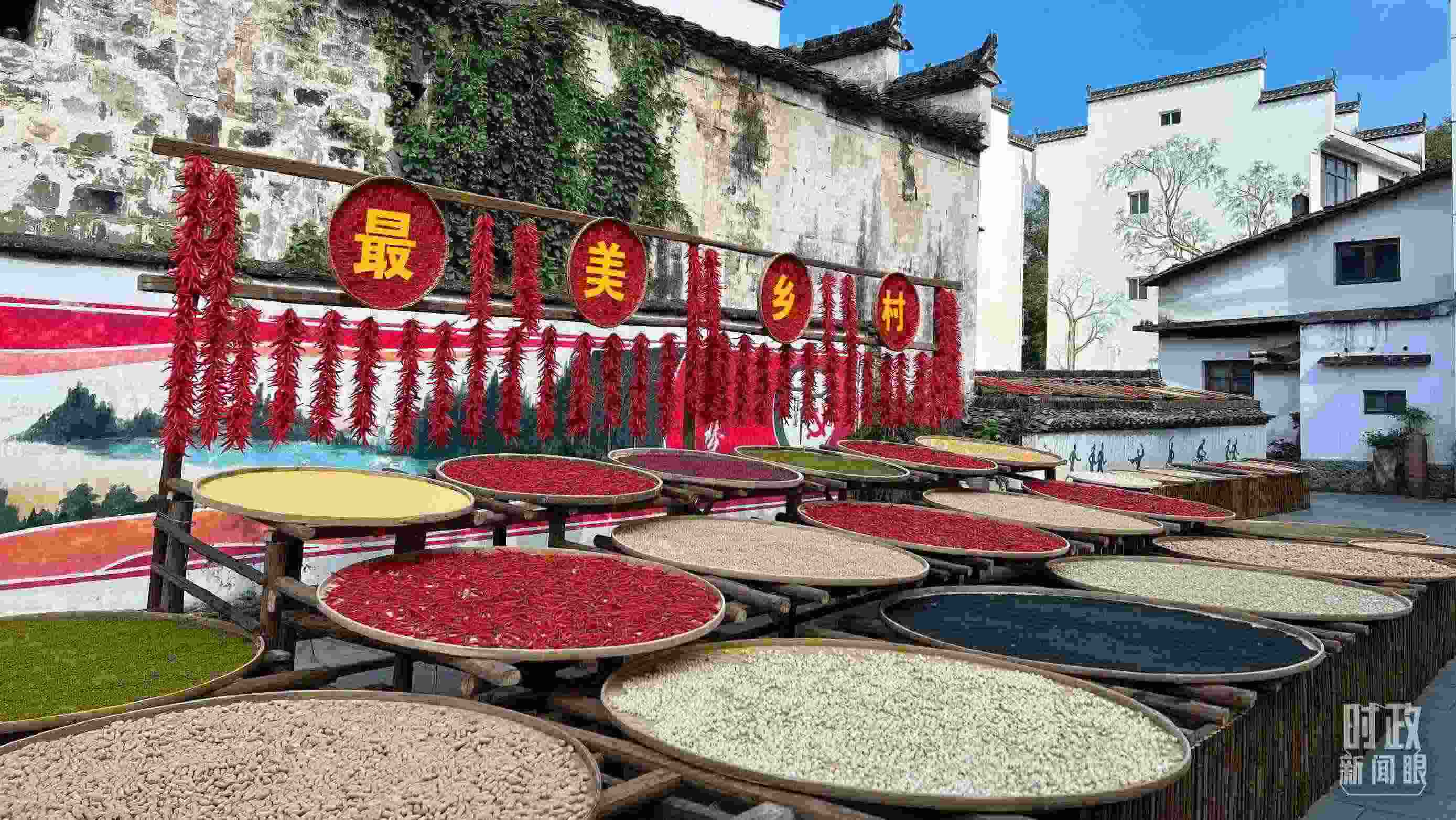 △婺源縣秋口鎮(zhèn)王村石門自然村。（總臺央視記者程鋮拍攝）