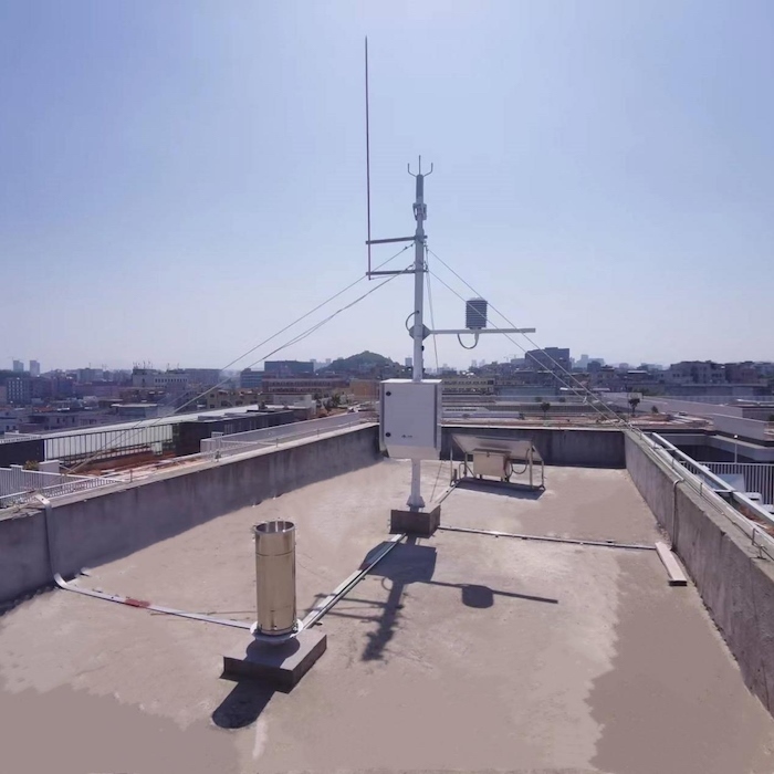 龍華區(qū)社區(qū)多要素自動氣象觀測站。龍華區(qū)應急管理局供圖