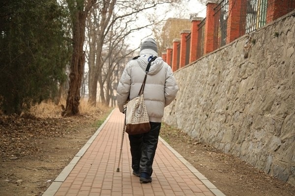 鐘萬(wàn)勰院士在大連理工大學(xué)校園里。周學(xué)飛攝