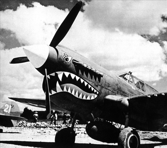 陳納德組織的美國志愿航空隊“飛虎隊”駐扎在芷江機(jī)場（資料照片）。新華社發(fā)