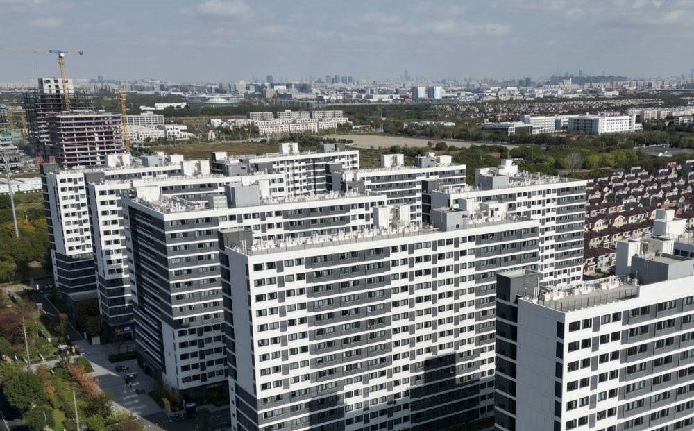 社區(qū)外景（無人機照片）。