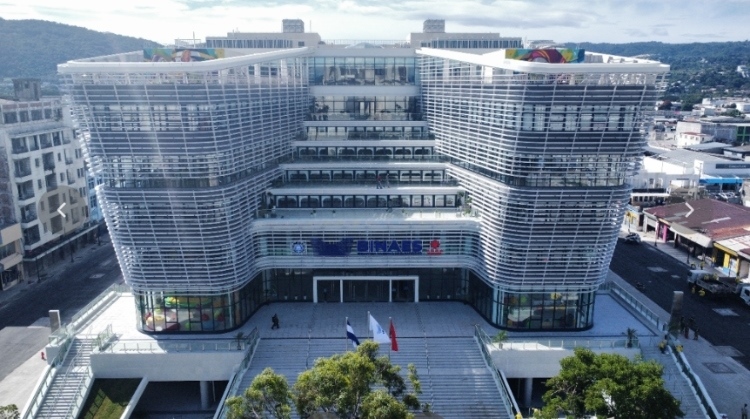 圖為中國(guó)援建薩爾瓦多國(guó)家圖書館實(shí)景。 圖片由中國(guó)援薩爾瓦多國(guó)家圖書館項(xiàng)目施工技術(shù)組提供