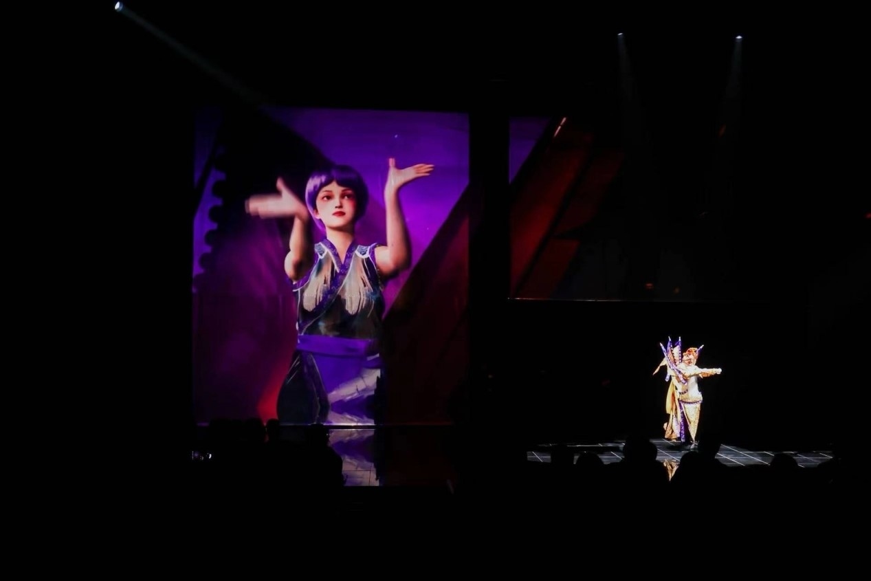 跨次元表演《新定軍山》。主辦方供圖