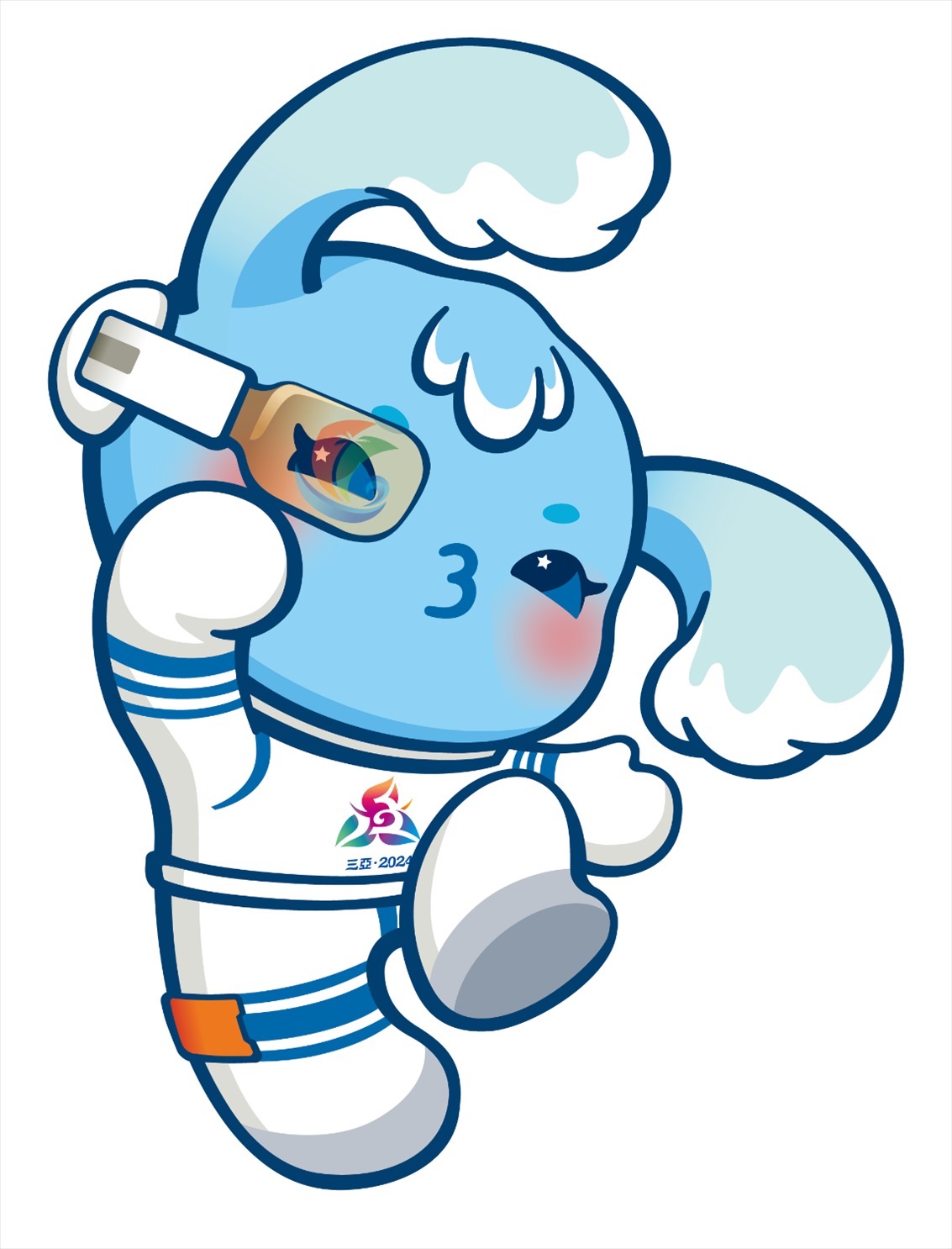 第十二屆全國少數(shù)民族傳統(tǒng)體育運動會吉祥物“吉貝”。第十二屆全國少數(shù)民族傳統(tǒng)體育運動會組委會供圖