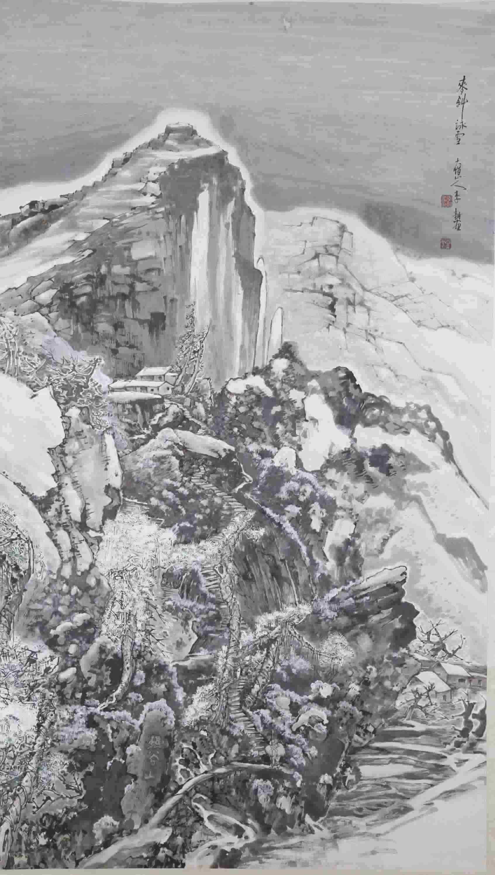 李耕畫作。(仙游縣博物館供圖)