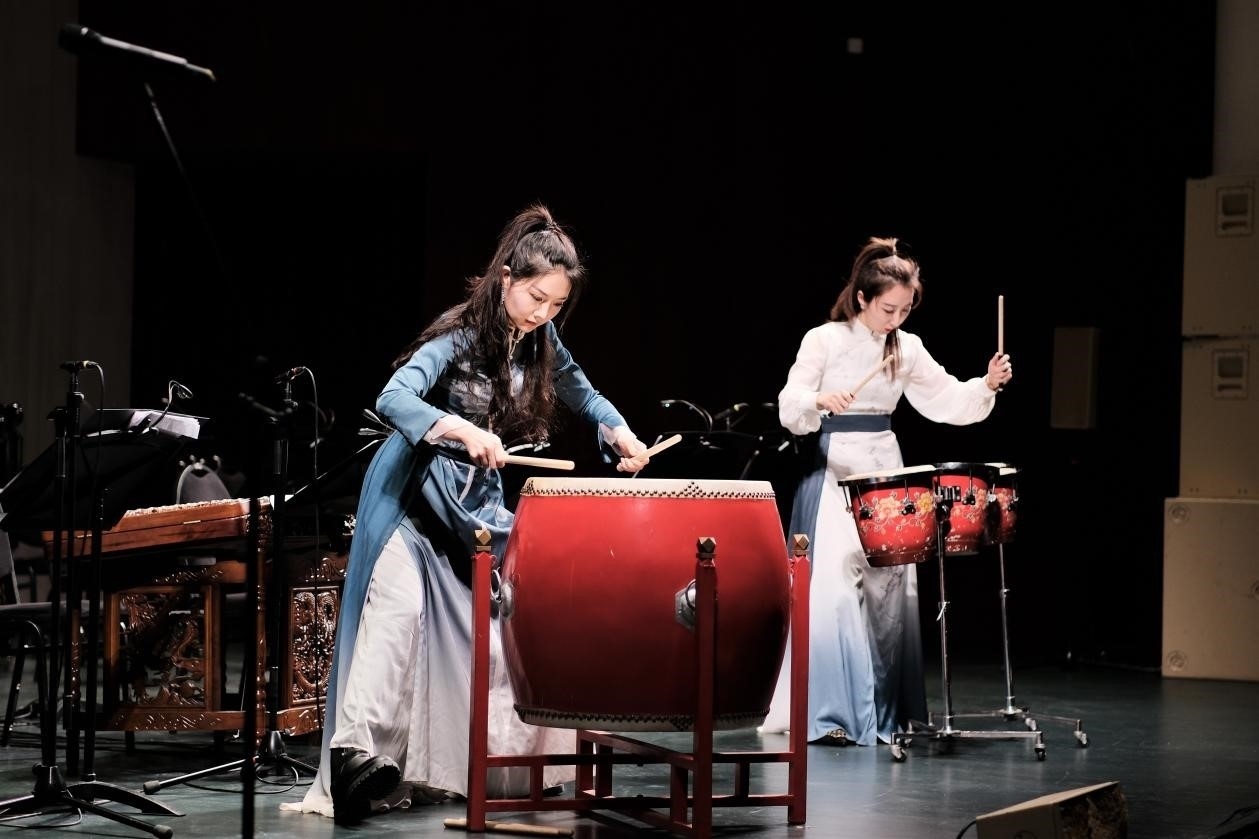 2024“歡樂(lè)春節(jié)”新春民族音樂(lè)會(huì)演出現(xiàn)場(chǎng)。于子恒攝