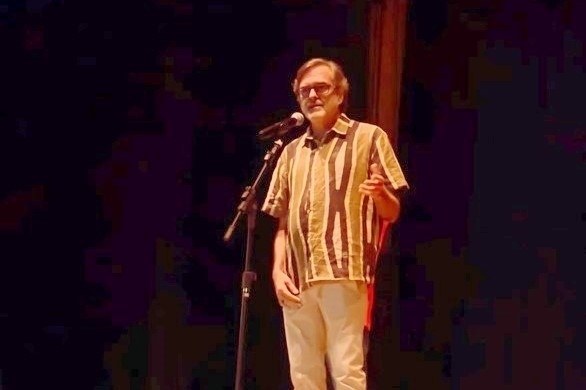 累西腓市政府代表、文化局長梅洛在活動中致辭。中國駐累西腓總領館供圖