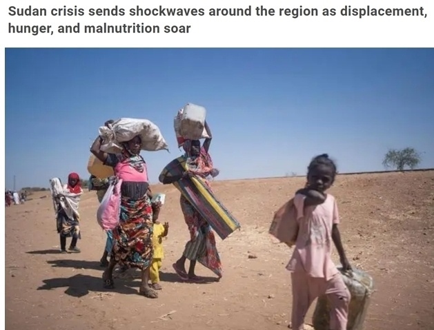 糧食危機(jī)、營養(yǎng)不良、霍亂 蘇丹人道主義危機(jī)嚴(yán)重