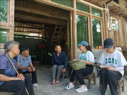 △ 2022年7月，華中師范大學(xué)生命科學(xué)學(xué)院鄉(xiāng)村振興之旅暑期實(shí)踐隊(duì)赴湖北省恩施市宣恩縣長(zhǎng)潭河侗族鄉(xiāng)開(kāi)展“生態(tài)文明助力鄉(xiāng)村振興”暑期社會(huì)實(shí)踐活動(dòng)。