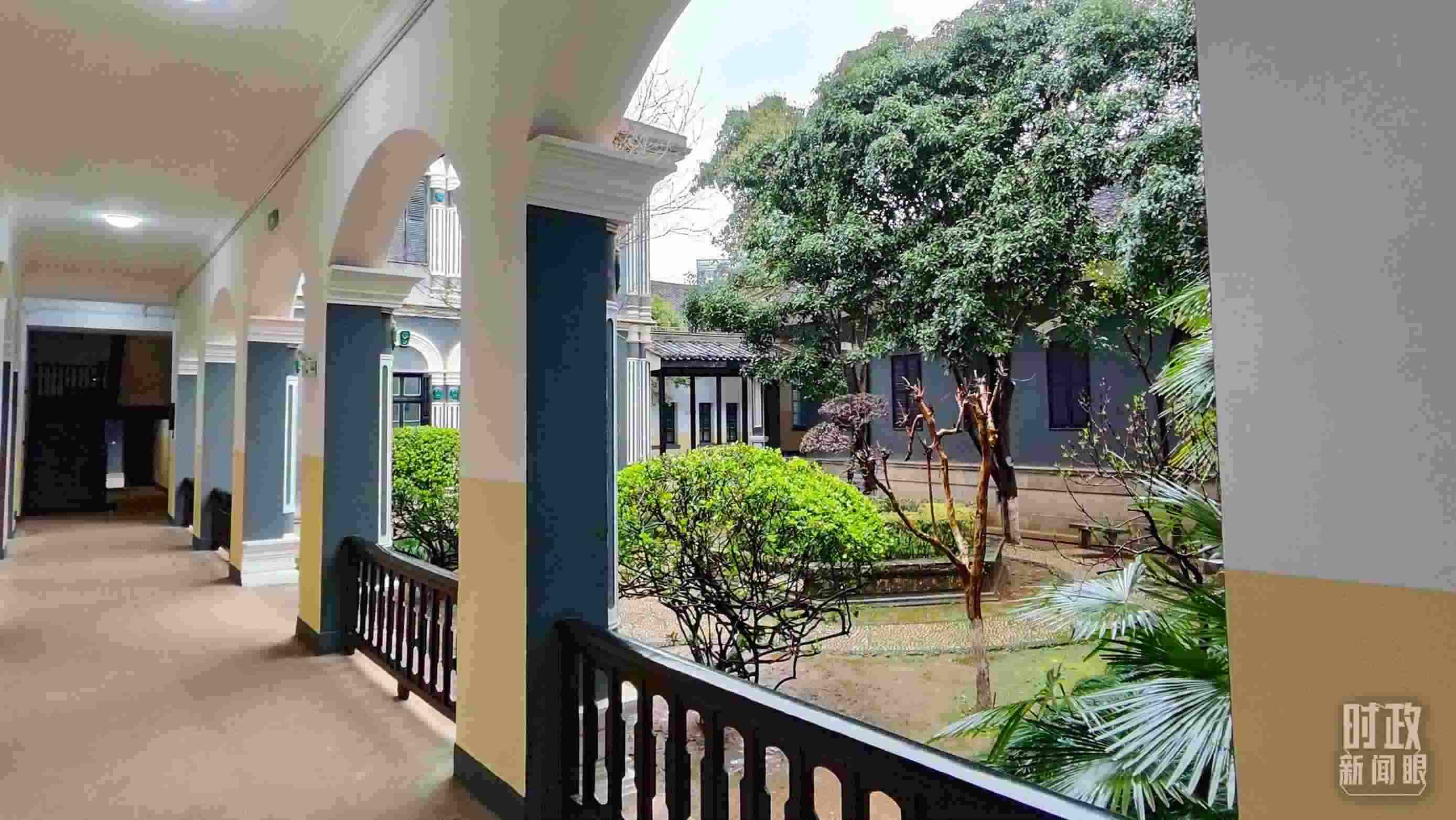 △湖南第一師范學(xué)院（城南書院校區(qū)）。（總臺(tái)央視記者覃思、郭曉龍拍攝）