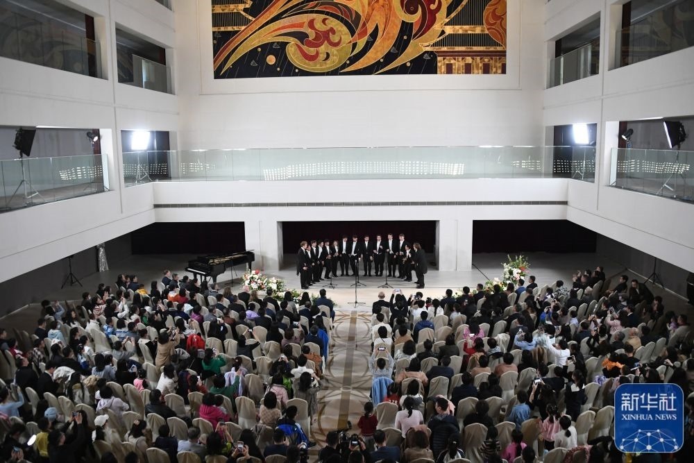 3月21日拍攝的“春暖·金融街韻律專場音樂會”現(xiàn)場。新華社記者 任超 攝