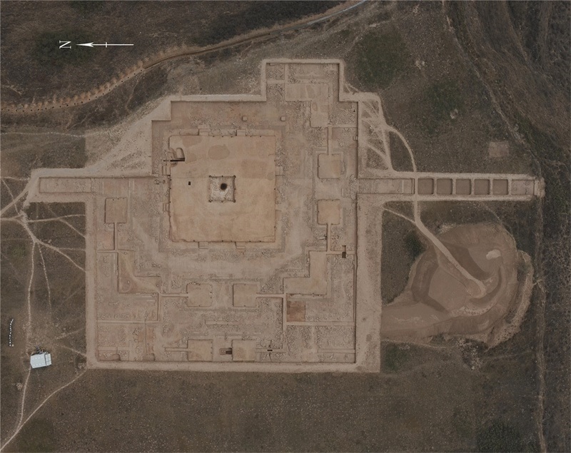 四角坪遺址平面圖。中國文物報(bào)社供圖