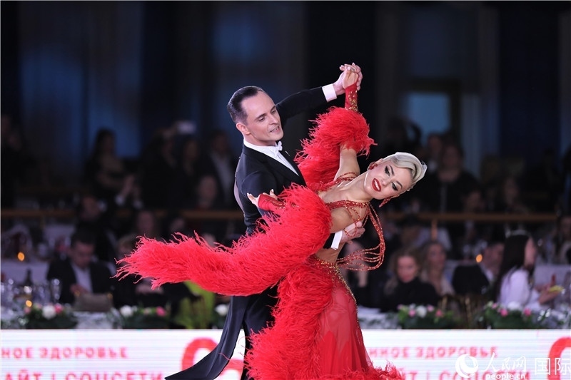 第五屆“克里姆林宮杯”國(guó)標(biāo)舞錦標(biāo)賽現(xiàn)場(chǎng)。于子恒攝