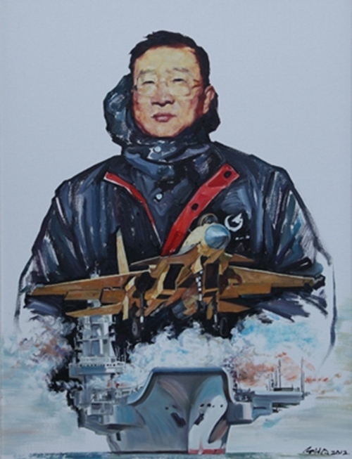 《羅陽》油畫。校方供圖