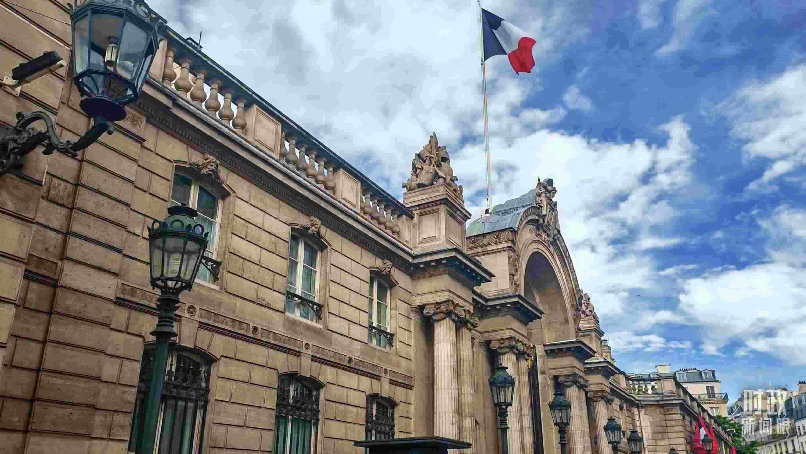 △愛麗舍宮。（總臺央視記者劉琦拍攝）