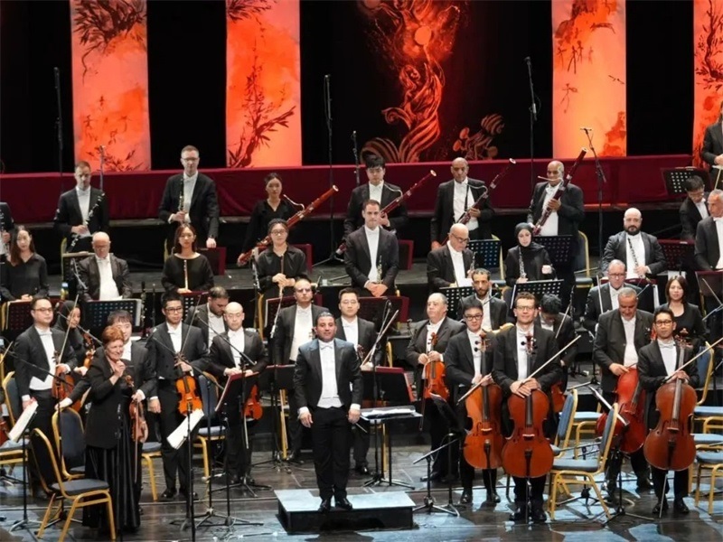 阿爾及爾歌劇院交響樂團(tuán)演出活動現(xiàn)場。蘇州交響樂團(tuán)供圖