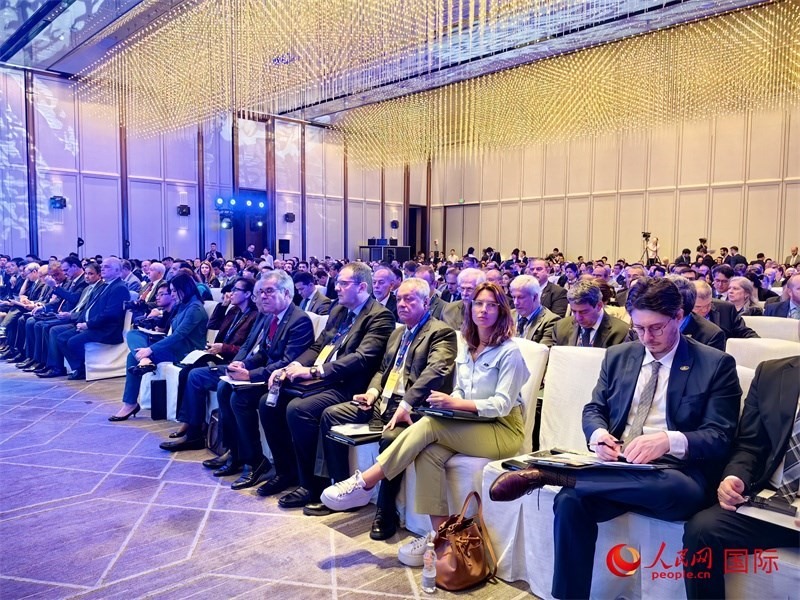 中國—巴西商業(yè)研討會(huì)現(xiàn)場。人民網(wǎng)記者 符園園攝