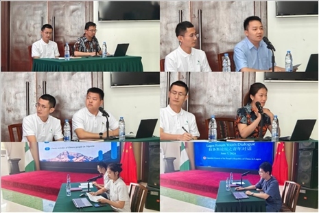 青年外交官們介紹了中國有關(guān)外交政策、對(duì)非對(duì)尼政策、等情況，并就學(xué)生們關(guān)心的問題解答。駐拉各斯總領(lǐng)館供圖