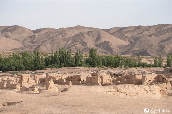 交河故城。人民網(wǎng)記者 張麗婭攝