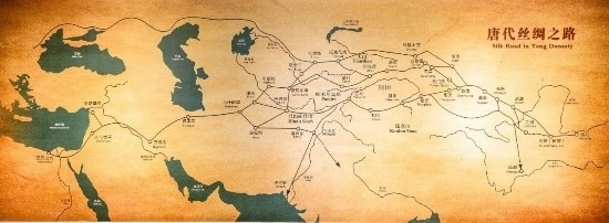 唐代絲綢之路，經(jīng)過新疆眾多地區(qū)。（圖片來源：視覺中國）