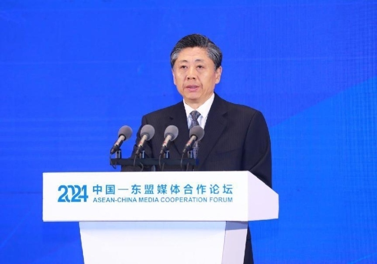 王藝華致辭。中國(guó)外文局供圖