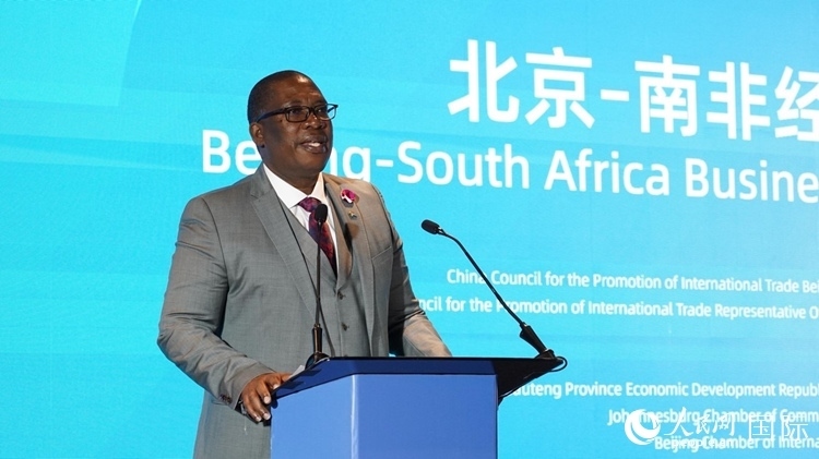 勒蘇非省長致辭。人民網(wǎng) 劉暢攝