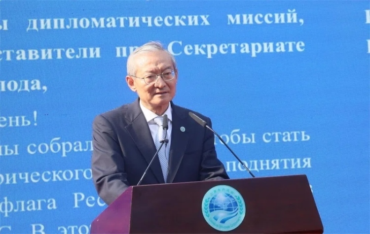 上合組織秘書長張明出席活動并致辭。主辦方供圖