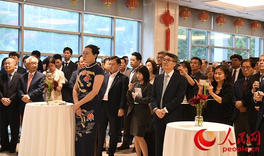 招待會現(xiàn)場。人民網 李帆攝